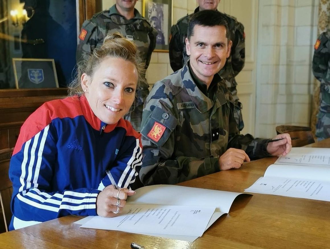 Une athlète olympique, marraine des EMS