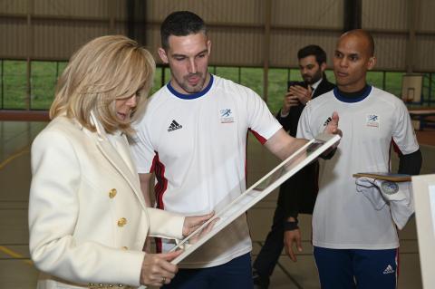 Visite Macron